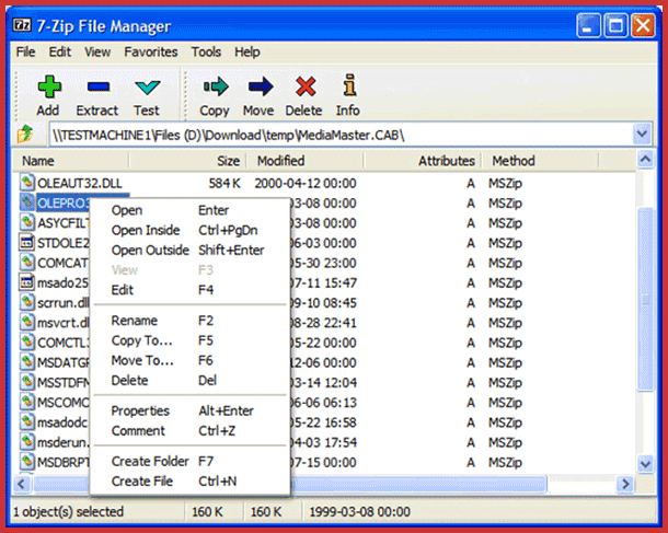 Compress files with 7zip